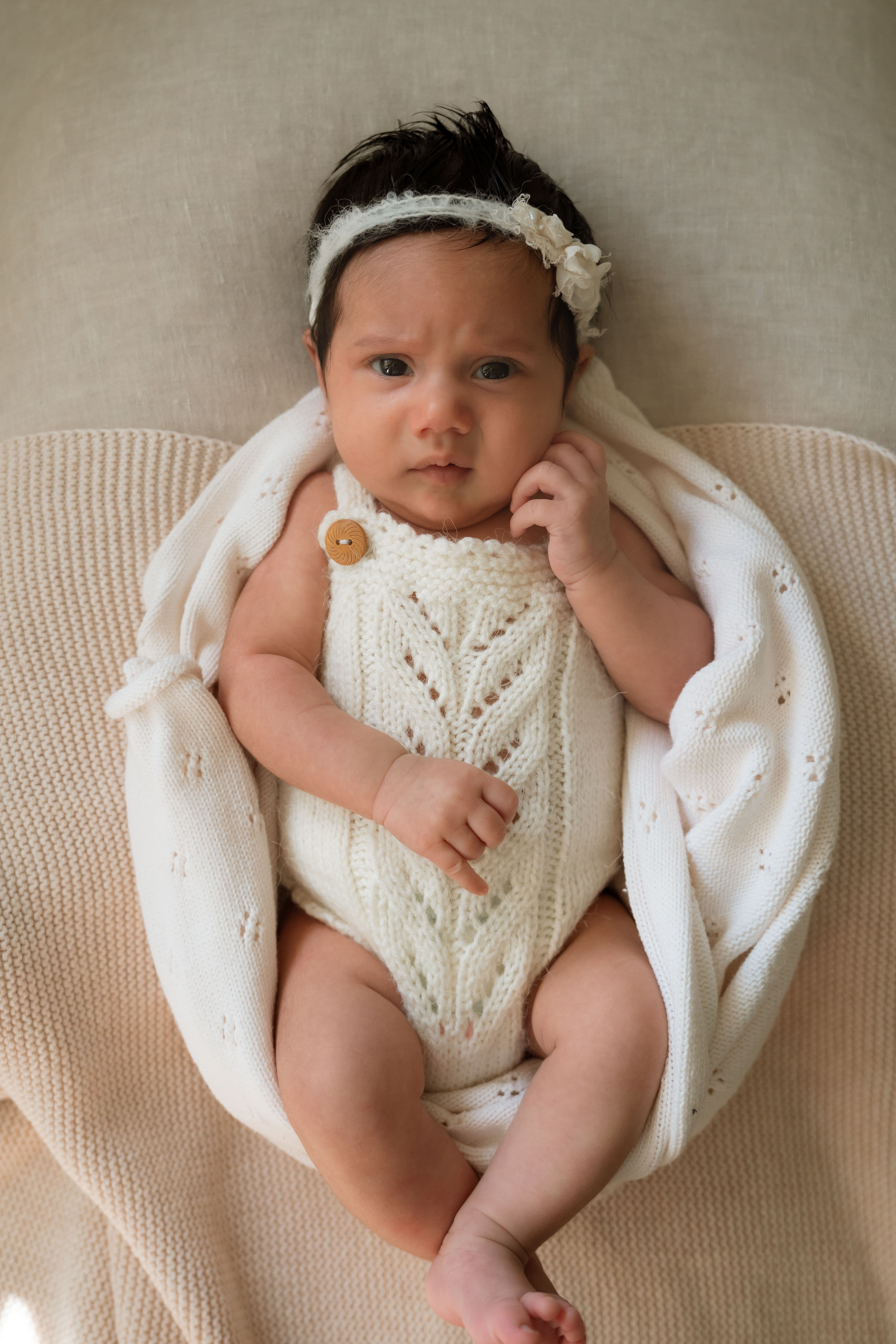 White Arrow Romper