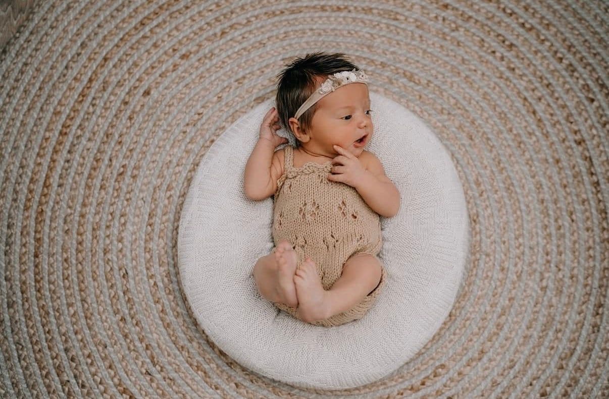 Knitted romper