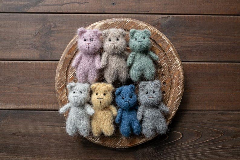 Knitted Bear toy